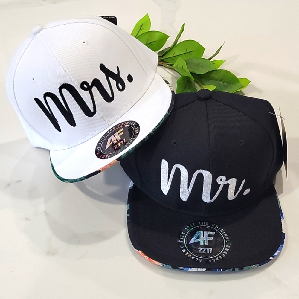 Mr and Mrs Hats Hawaiian Brims Snapbacks